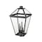 Z-Lite Talbot 4 Light Outdoor Post Mount Fixture, Black & Clear Beveled 579PHXLXR-BK - alternate 6